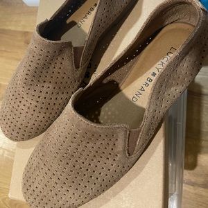 Suede Lucky Brand Flats